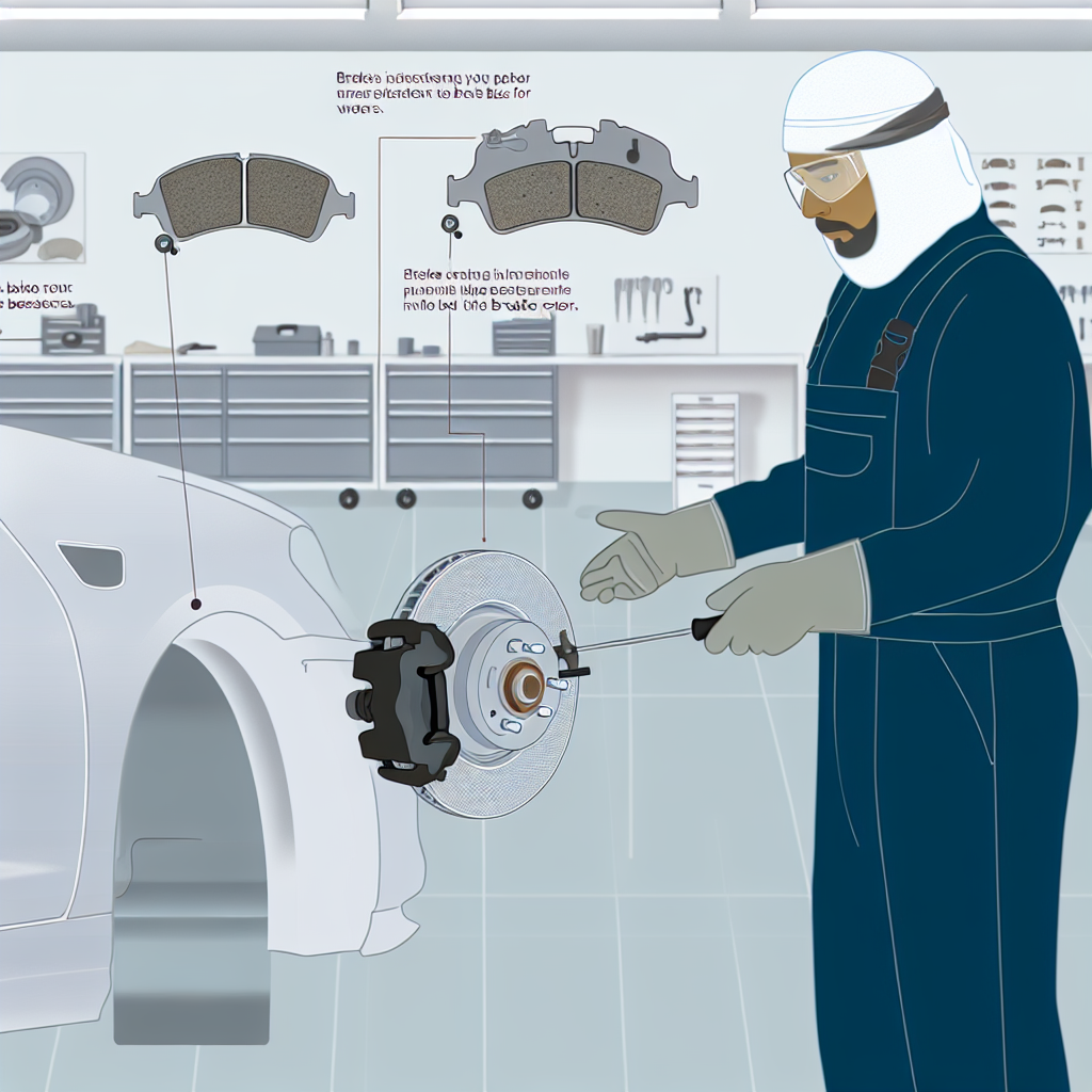 Brake inspection process illustration