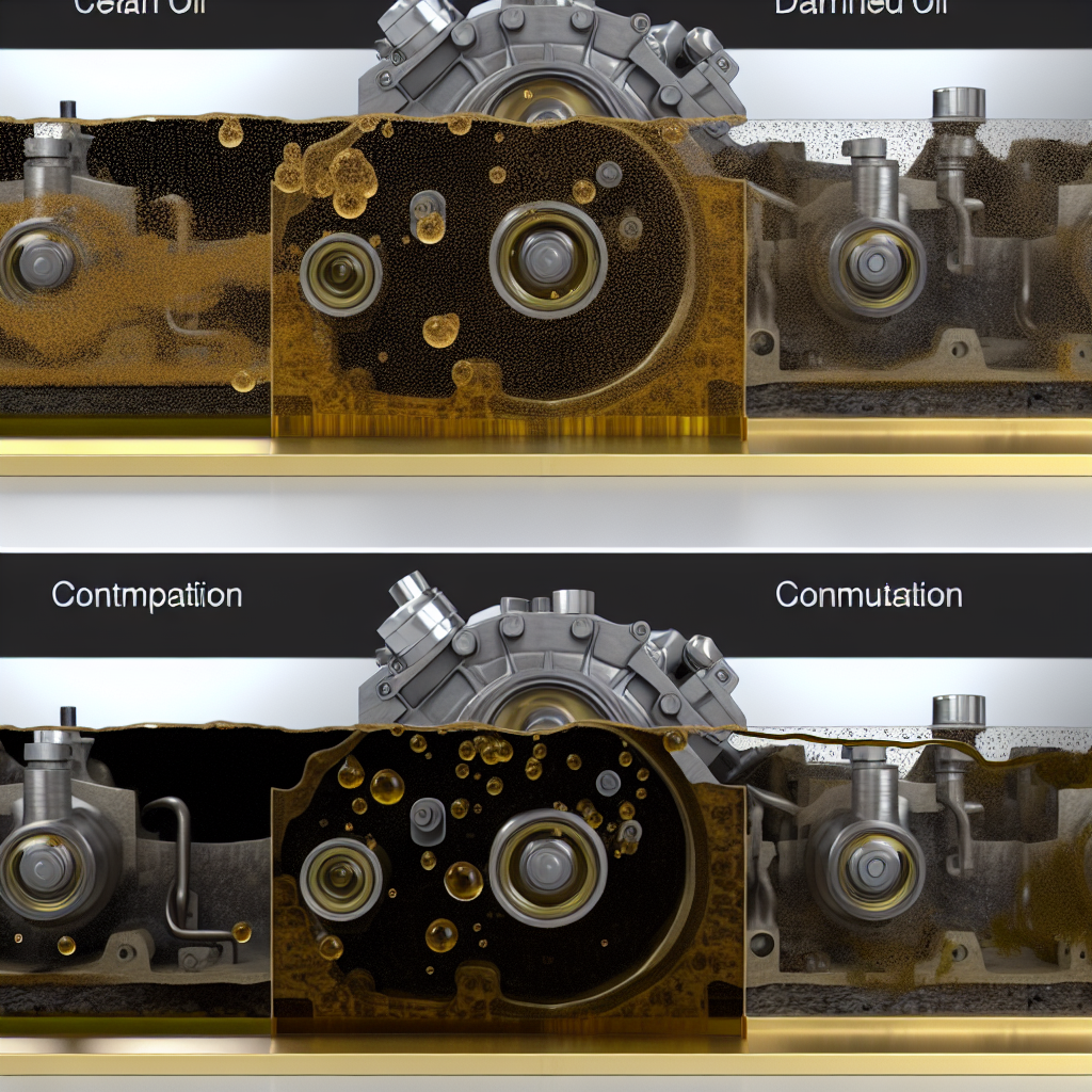 Illustration of Oil Aging Process