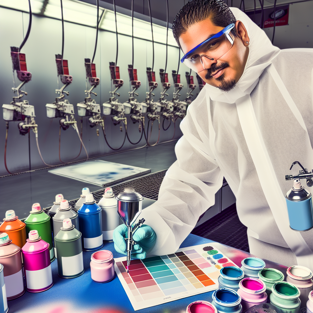 Spray-Out Card Color Matching