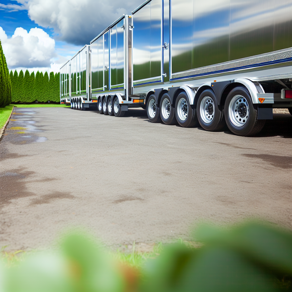 Well-Maintained Fleet Trailers