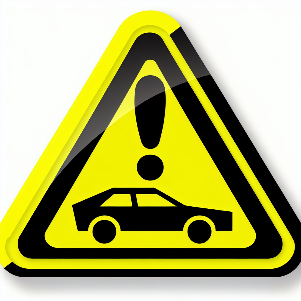 Warning Sign Symbol Related to Vehicle Recalls