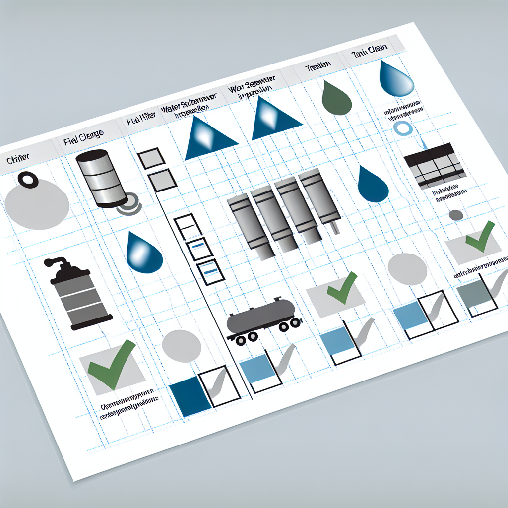 Preventive Maintenance Checklist for Diesel Fuel Systems