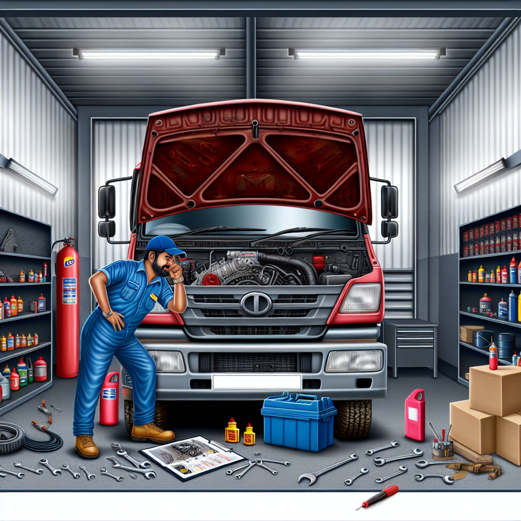 Truck in need of emergency repairs