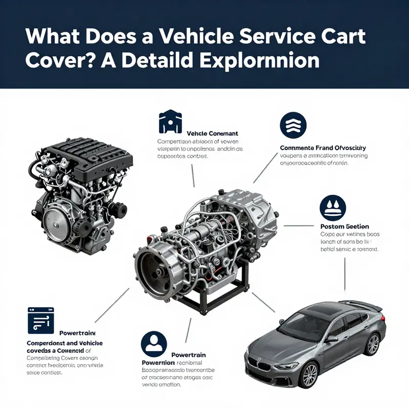 Key vehicle components typically covered by a Vehicle Service Contract.