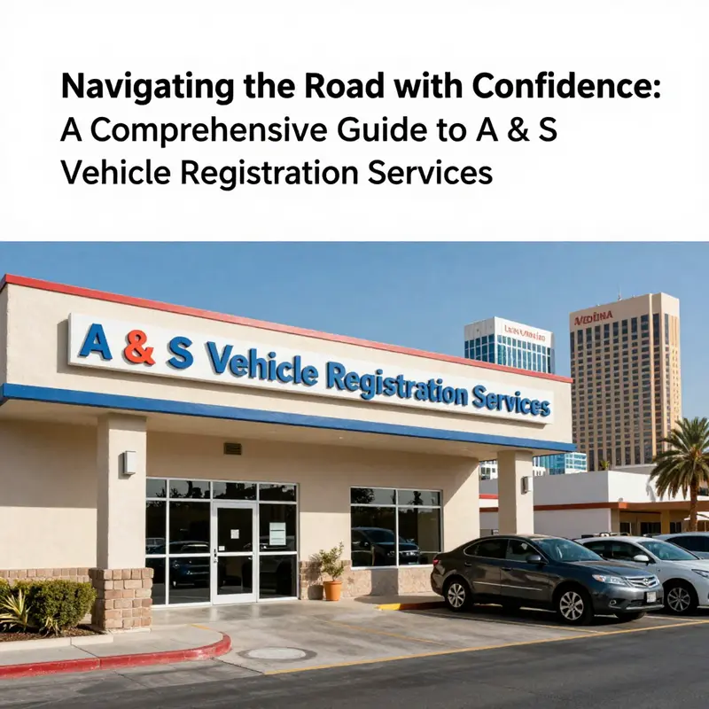 A & S Vehicle Registration Services in Las Vegas, a dedicated place for vehicle registration assistance.