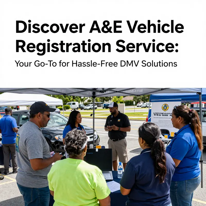 The inviting entrance of A&E Vehicle Registration Service in Hawthorne, CA, ready to assist customers.