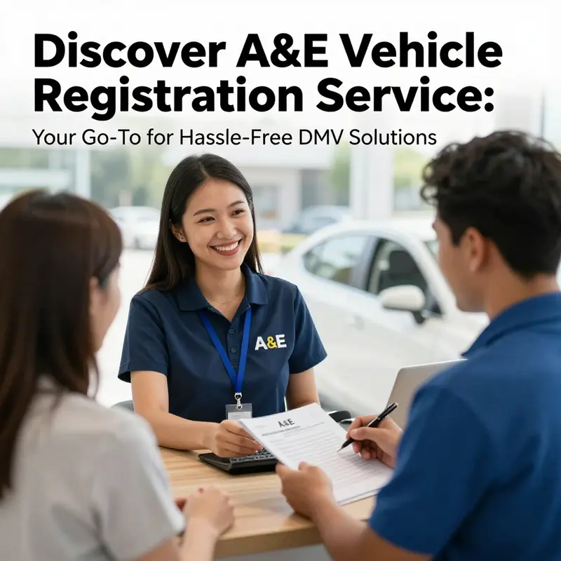 The inviting entrance of A&E Vehicle Registration Service in Hawthorne, CA, ready to assist customers.