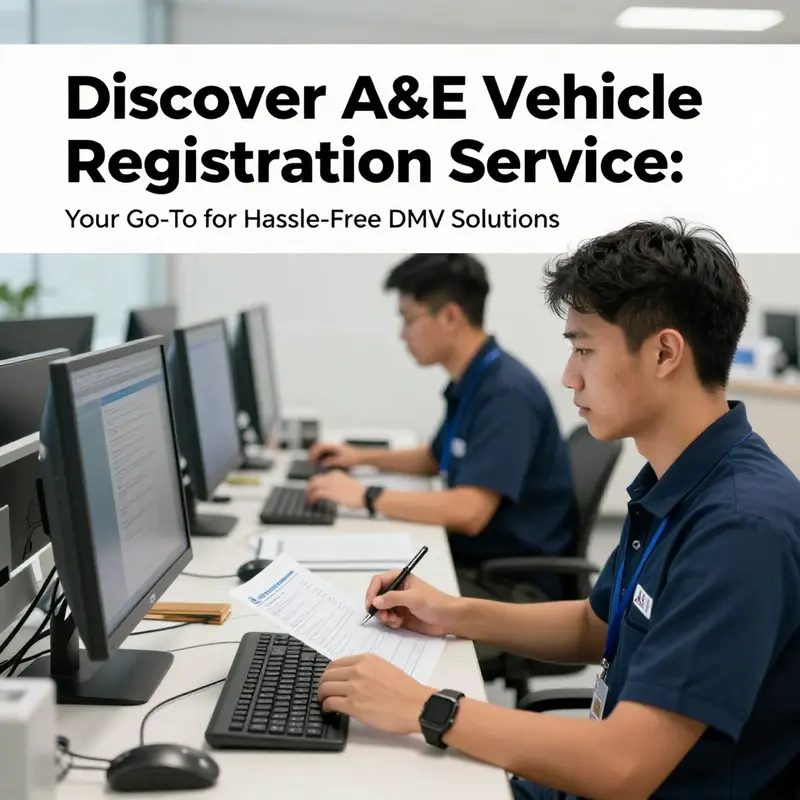 The inviting entrance of A&E Vehicle Registration Service in Hawthorne, CA, ready to assist customers.