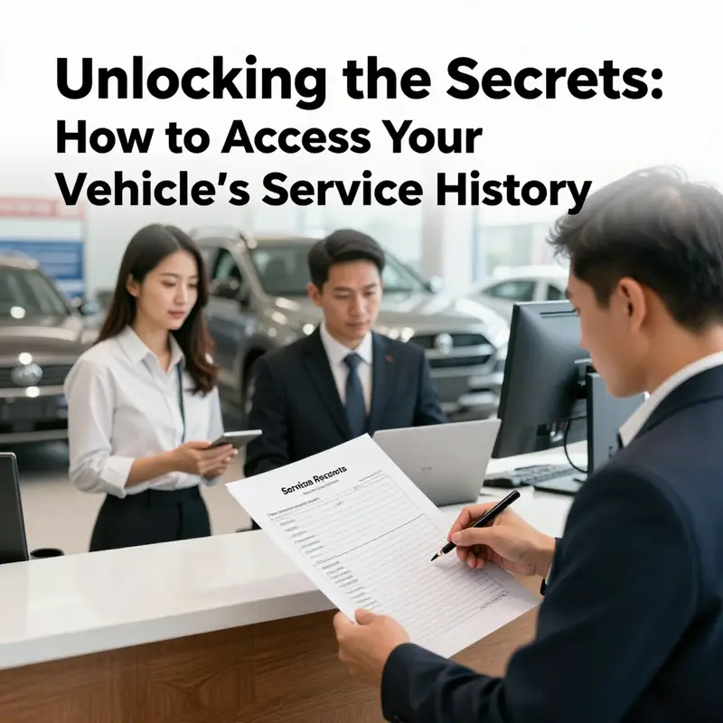 Using a third-party platform to access comprehensive vehicle maintenance history.