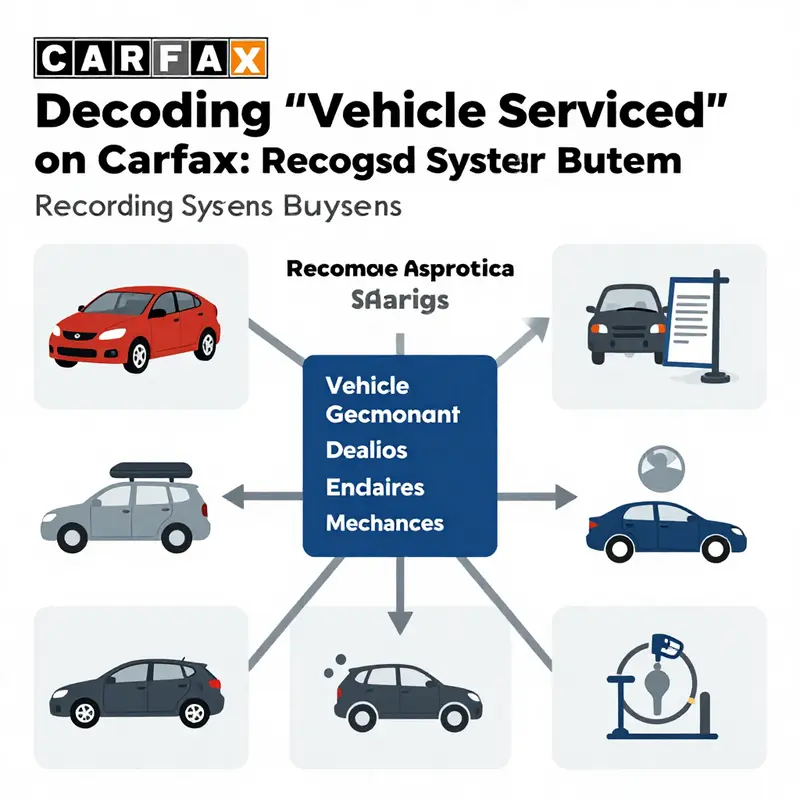 Carfax report highlighting the ‘Vehicle Serviced’ section to showcase how data is presented.