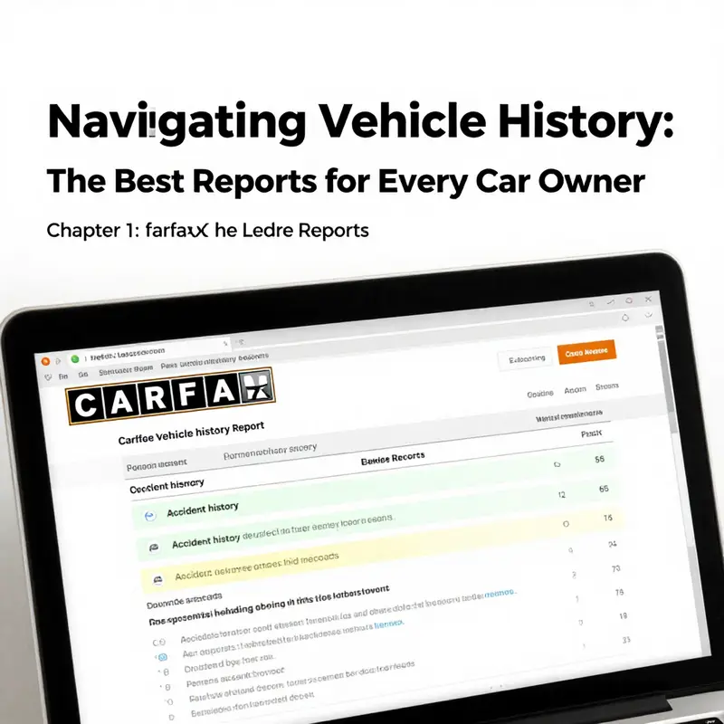 A detailed view of a Carfax report showcasing its comprehensive features.