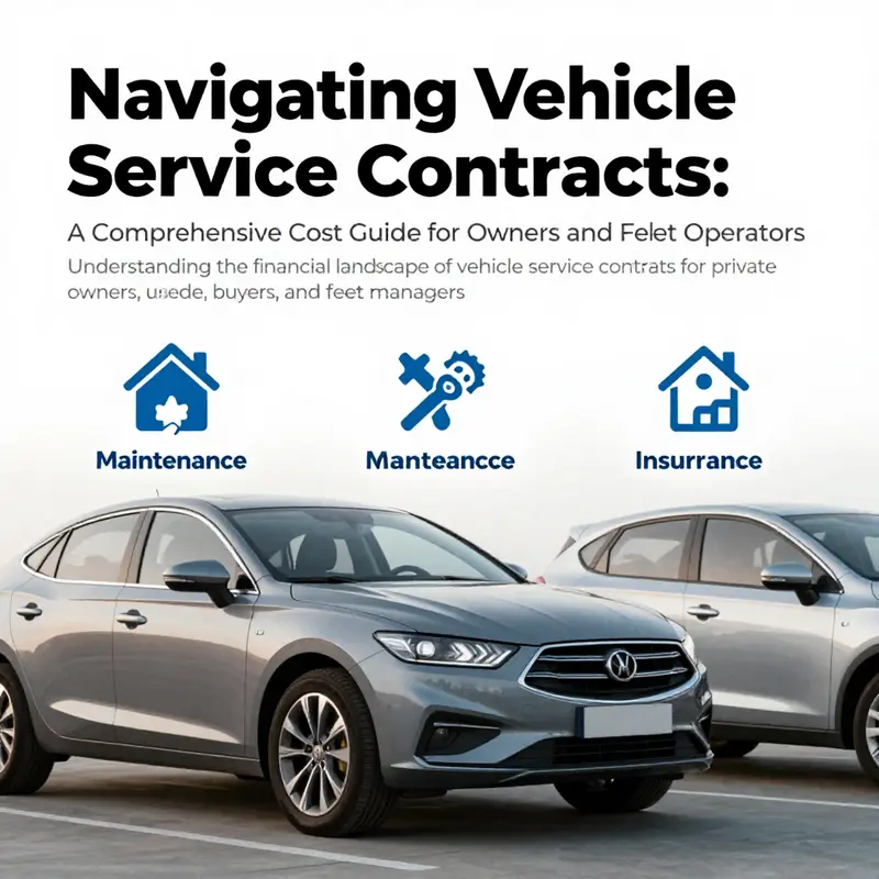 A visually appealing cover image highlighting essential aspects of vehicle service contracts.