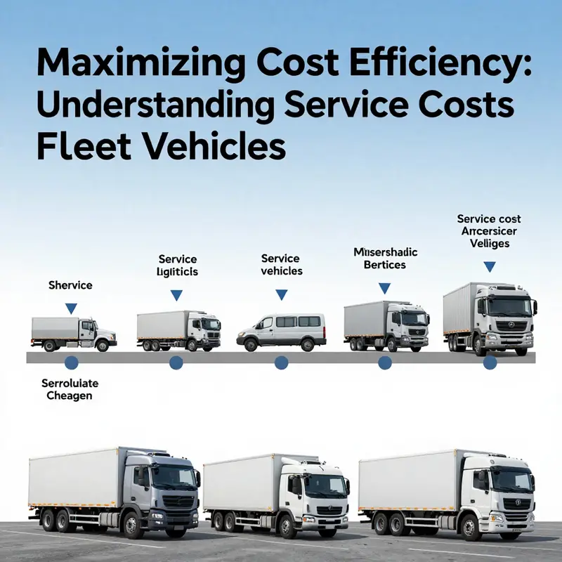 Visual representation of fleet vehicle lifecycle and associated service costs over time.