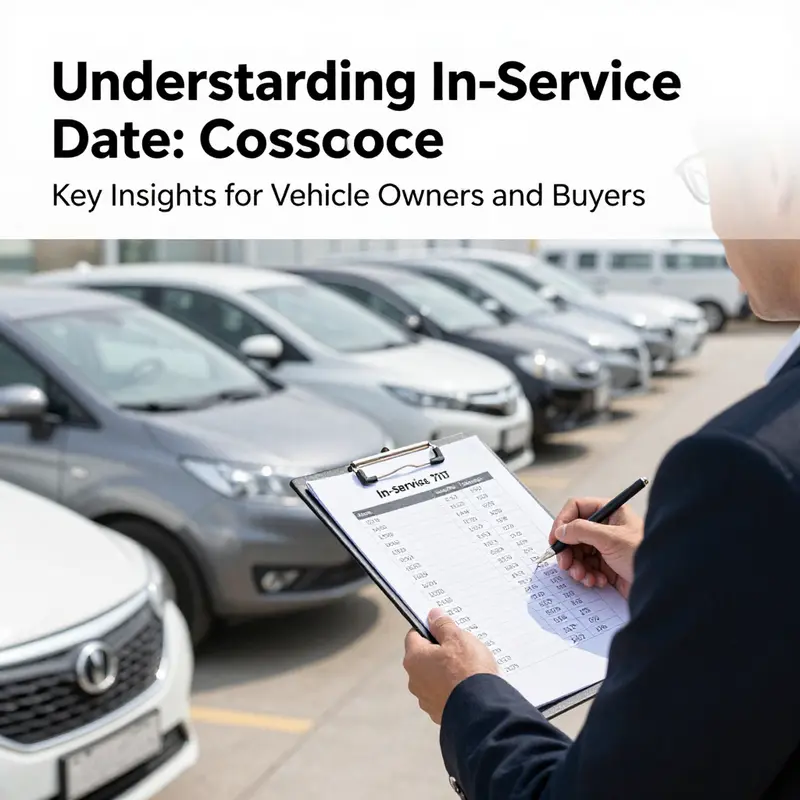 Understanding the in-service date: its definition and importance in vehicle ownership.