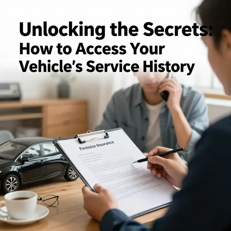 Using a third-party platform to access comprehensive vehicle maintenance history.