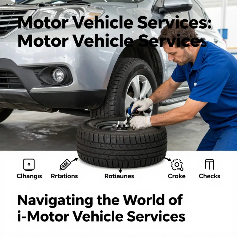 A service garage bustling with activity, depicting the definition and scope of motor vehicle services.
