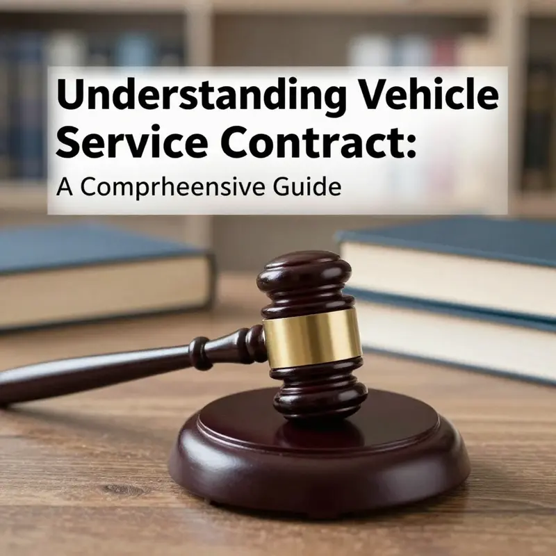 The foundational understanding of a vehicle service contract.