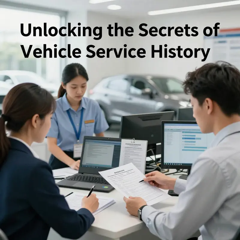 An example of a third-party vehicle history platform interface.