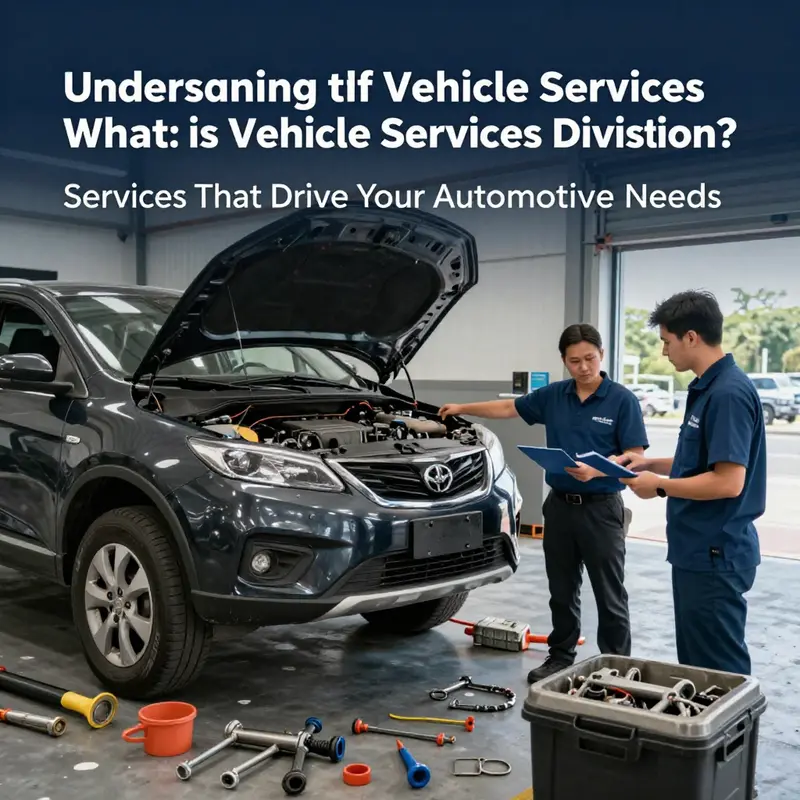 An illustration of the wide array of services provided by the Vehicle Services Division.