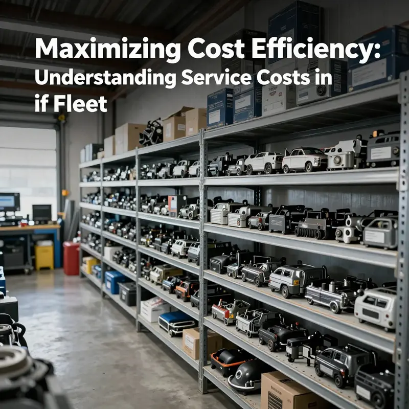 Visual representation of fleet vehicle lifecycle and associated service costs over time.