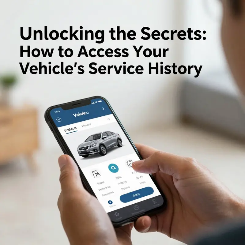 Using a third-party platform to access comprehensive vehicle maintenance history.
