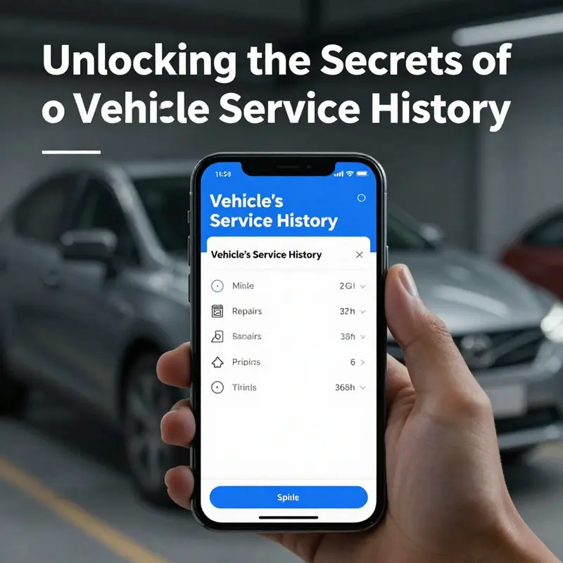 An example of a third-party vehicle history platform interface.