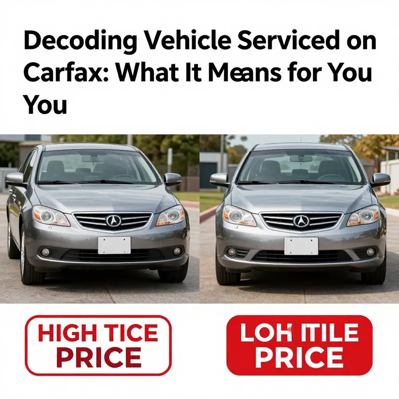 Understanding the implications of the ‘Vehicle Serviced’ entry on a Carfax report.