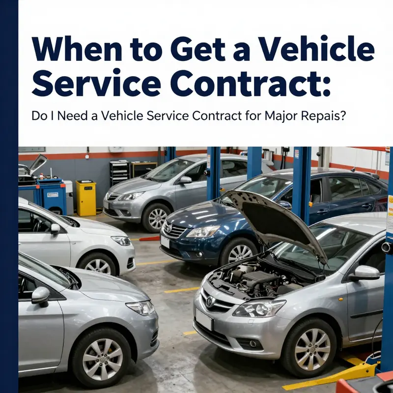 A car owner engages with a mechanic, highlighting the significance of understanding vehicle service contracts.