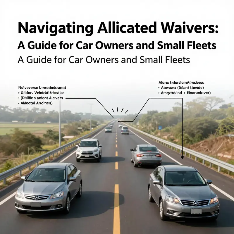 Visual representation of the concept of allocated waivers within the transportation framework.