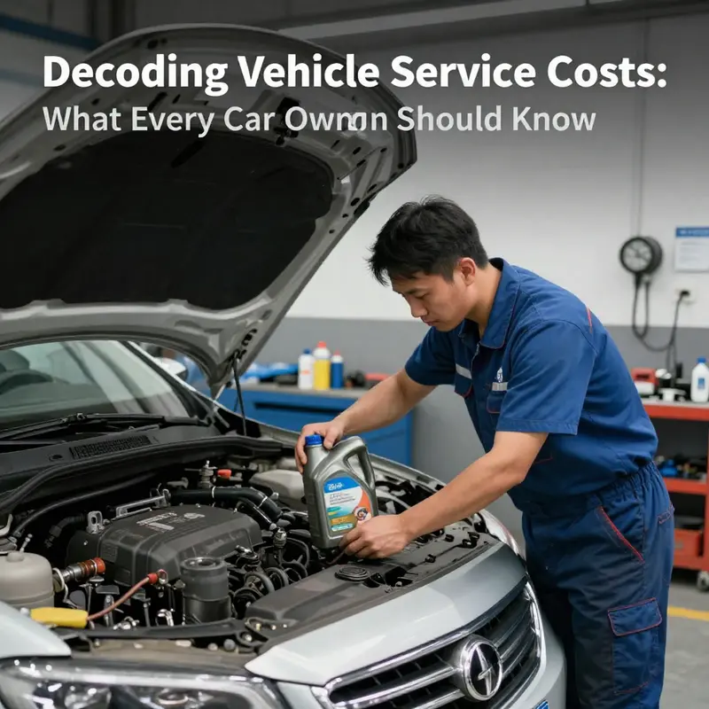 Routine maintenance, such as oil changes, is essential for keeping vehicles in peak condition and involves standard costs.