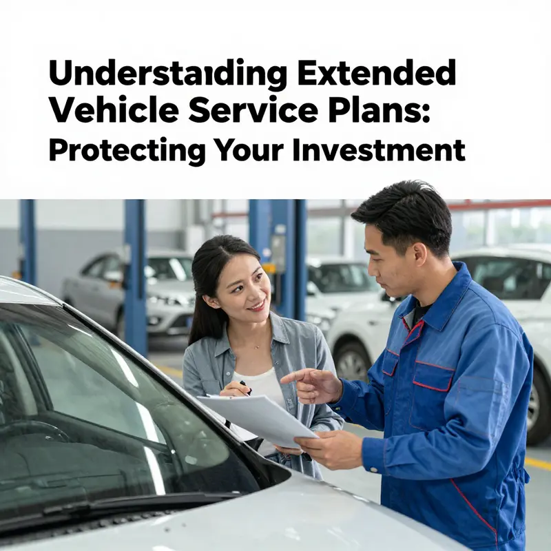 An infographic showcasing the definition and scope of Extended Vehicle Service Plans.