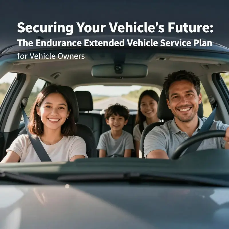 Key components covered under the Endurance Extended Vehicle Service Plan.