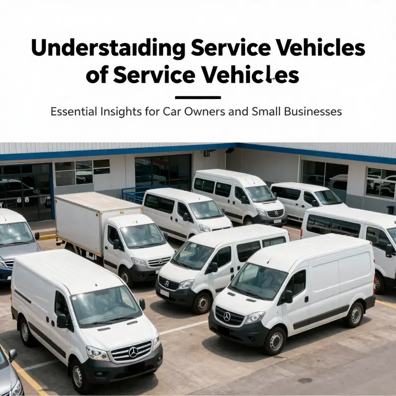 A variety of service vehicles in use by different businesses highlighting their essential role.