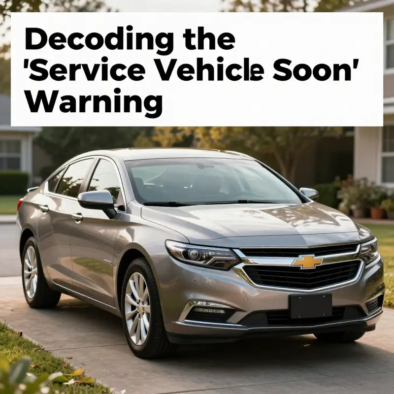 A Chevrolet Impala parked in a driveway, symbolizing vehicle maintenance.