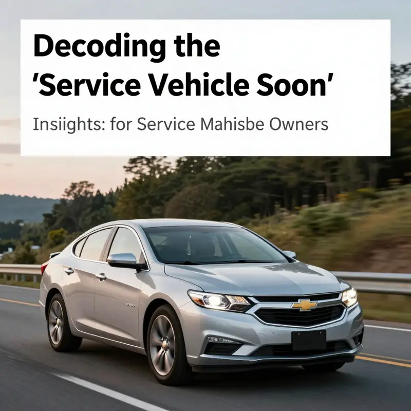 Chevrolet Malibu on a picturesque road emphasizing vehicle performance and care.
