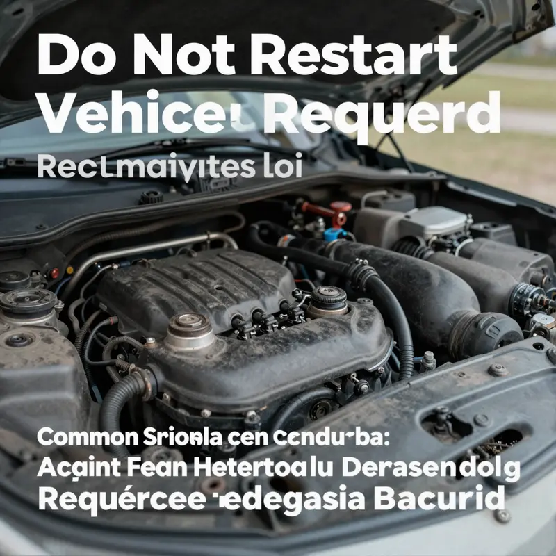 A worried driver observing vital alerts on their dashboard, representing the immediate actions required.