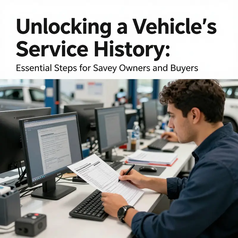 Accessing a detailed vehicle history through a third-party platform.