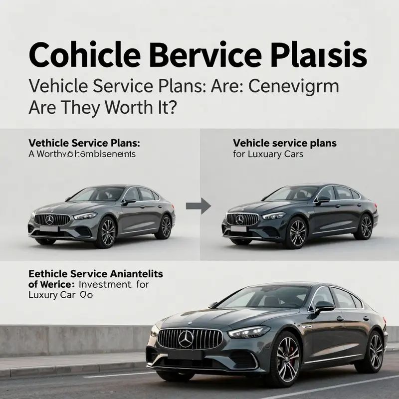 Assessing luxury vehicle service plans in a professional automotive workshop.