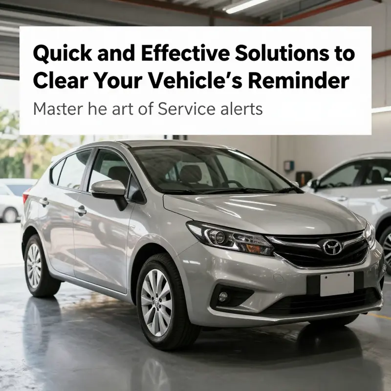 A polished vehicle parked in a bright garage, symbolizing readiness for travel and the importance of vehicle maintenance.