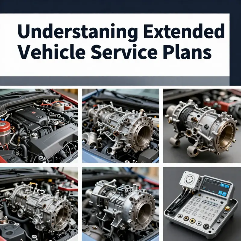 Key elements of an extended vehicle service plan.