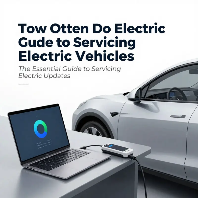 Service intervals and diagnostics options displayed on an electric vehicle dashboard.
