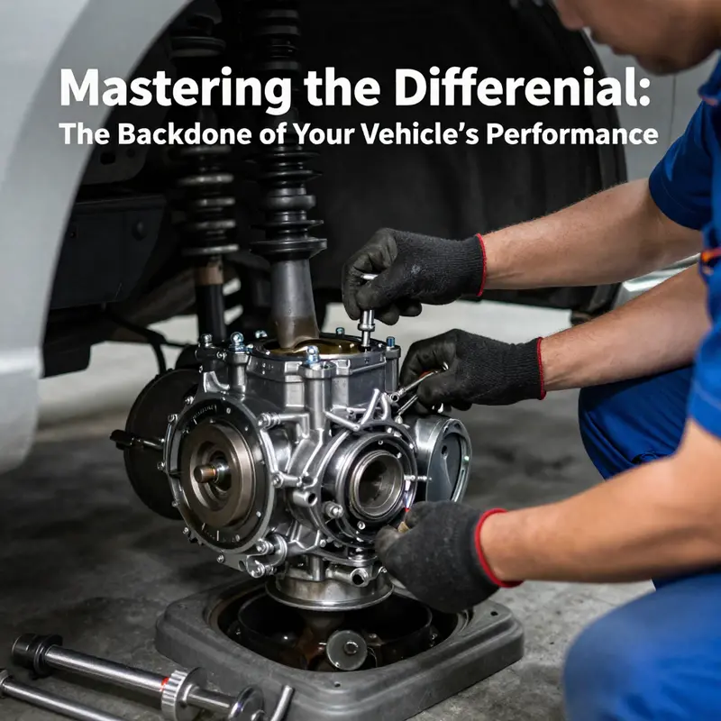 An infographic illustrating the different types of vehicle differentials and their functional benefits.