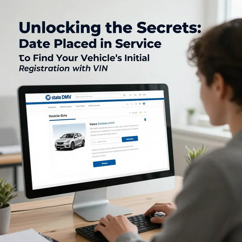 A vehicle registration certificate as a key document for identifying the first registration date.