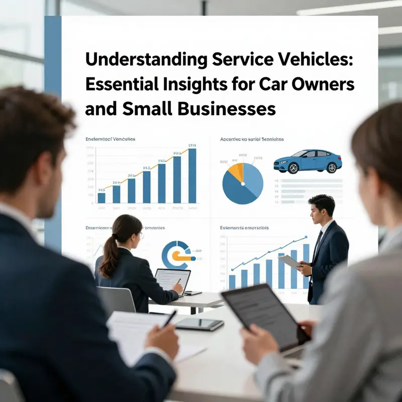 A variety of service vehicles in use by different businesses highlighting their essential role.