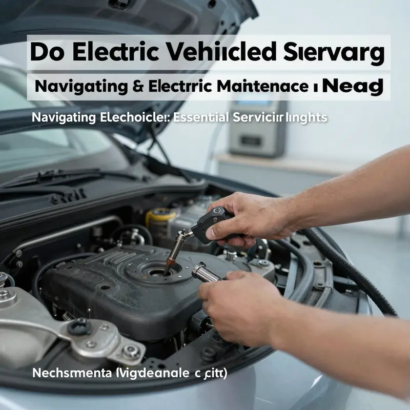 Technician inspecting an electric vehicle’s systems, highlighting the need for regular maintenance.