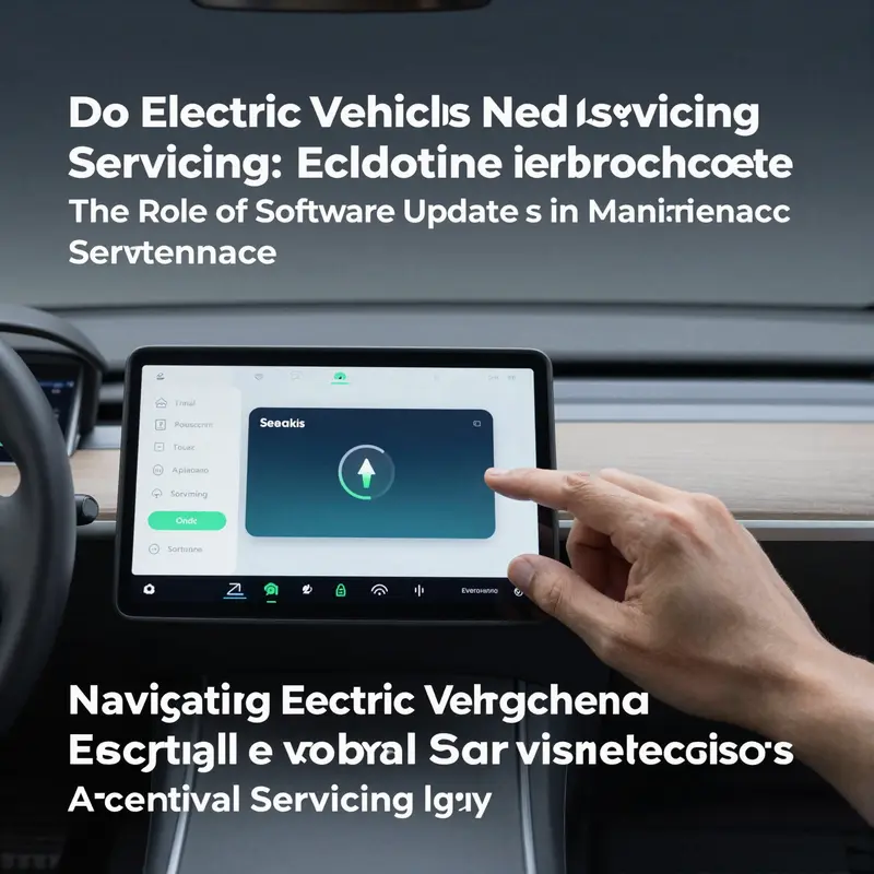 Technician inspecting an electric vehicle’s systems, highlighting the need for regular maintenance.