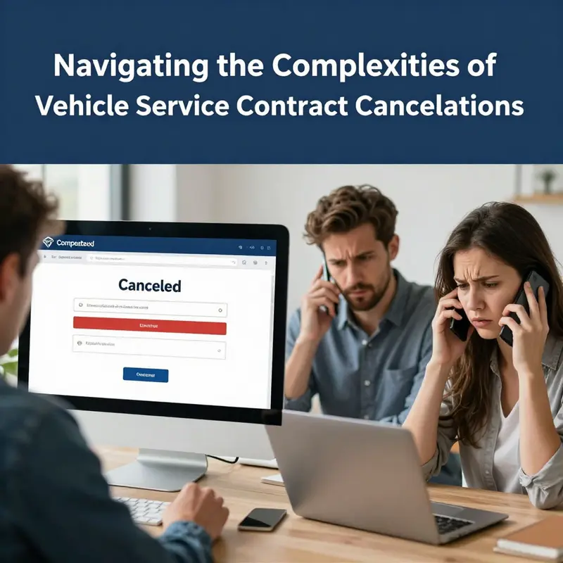 Reviewing the vehicle service contract is crucial to understanding cancellation policies.