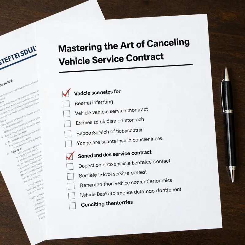Navigating a manufacturer’s app to cancel a vehicle service contract.