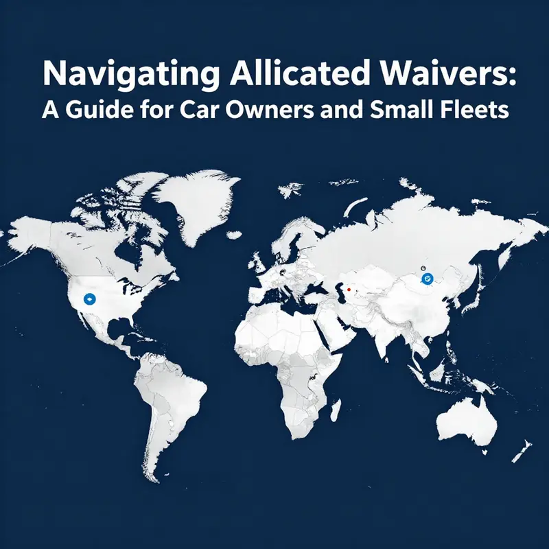 Visual representation of the concept of allocated waivers within the transportation framework.