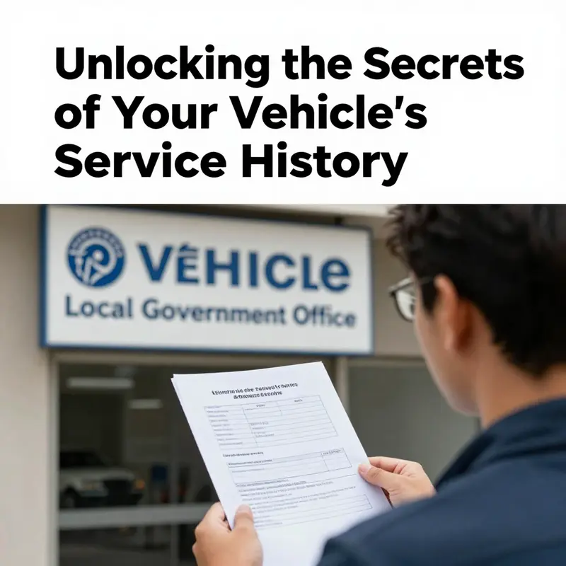 Accessing vehicle service history through trusted third-party platforms like ‘后车可鉴’.